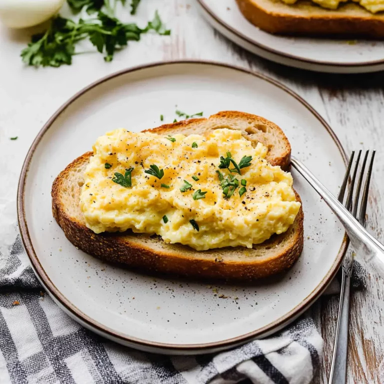 Scrambled Egg Toast