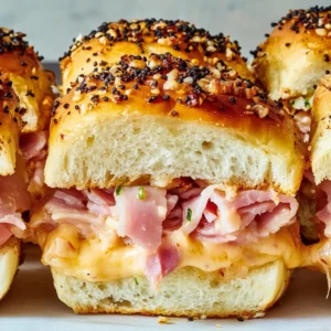 Hawaiian Roll Ham & Cheese Sliders