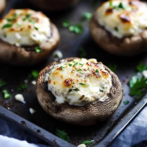 Boursin Cheese Stuffed Mushrooms
