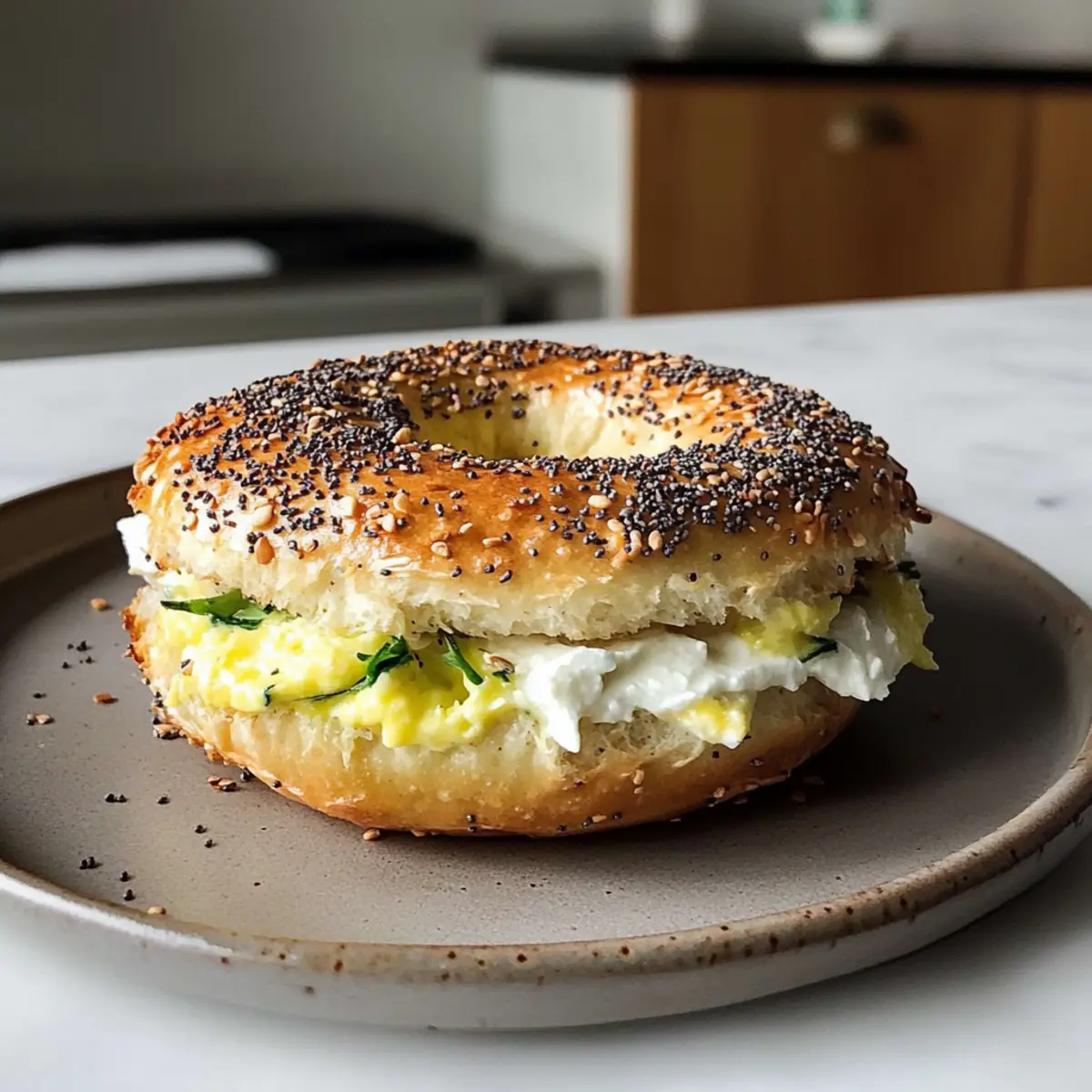 Homemade Greek Yogurt Everything Bagels