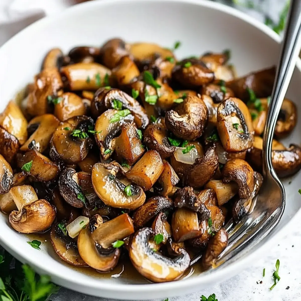 Delicious Garlic Butter Mushrooms & Onions Recipe in 15 Minutes