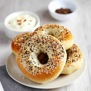 Soft Greek Yogurt Bagels