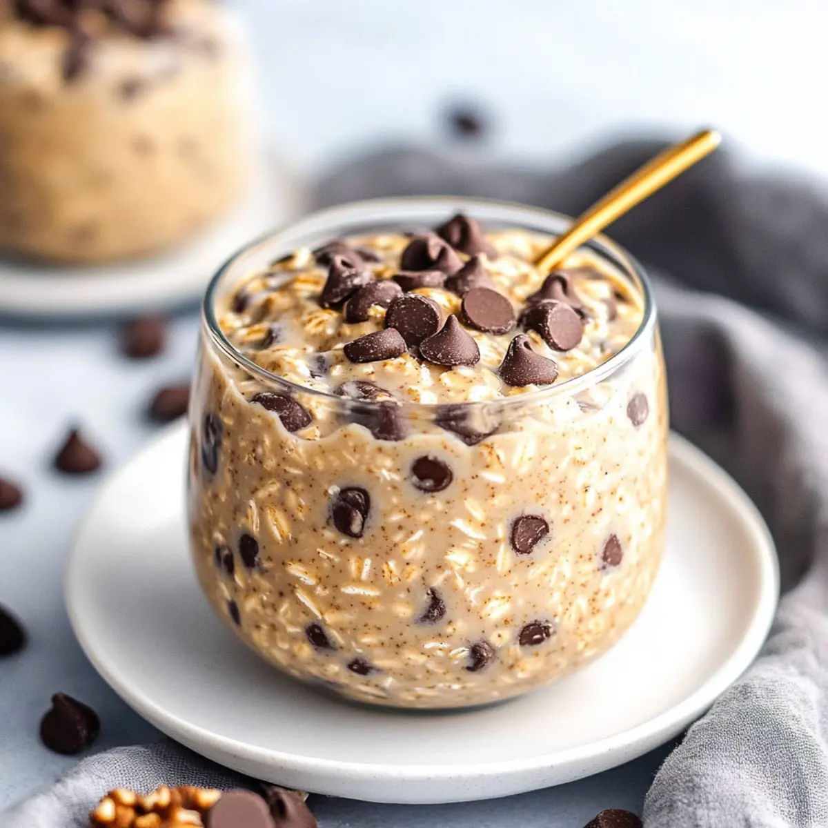 No Bake Cookie Overnight Oats
