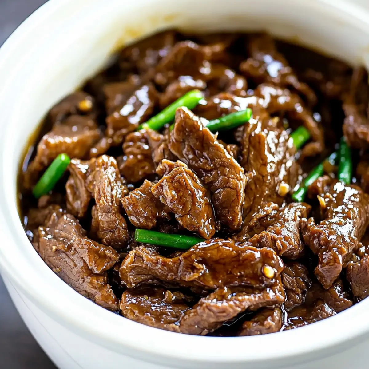 Slow Cooker Mongolian Beef
