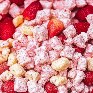 Strawberry Shortcake Muddy Buddies