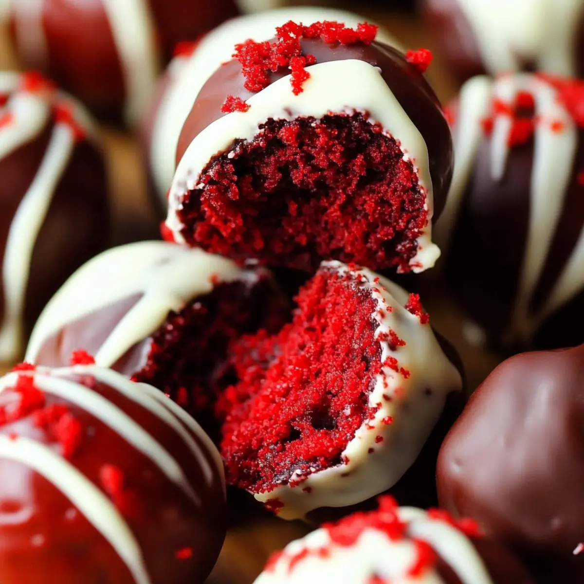 Red Velvet Cake Truffles