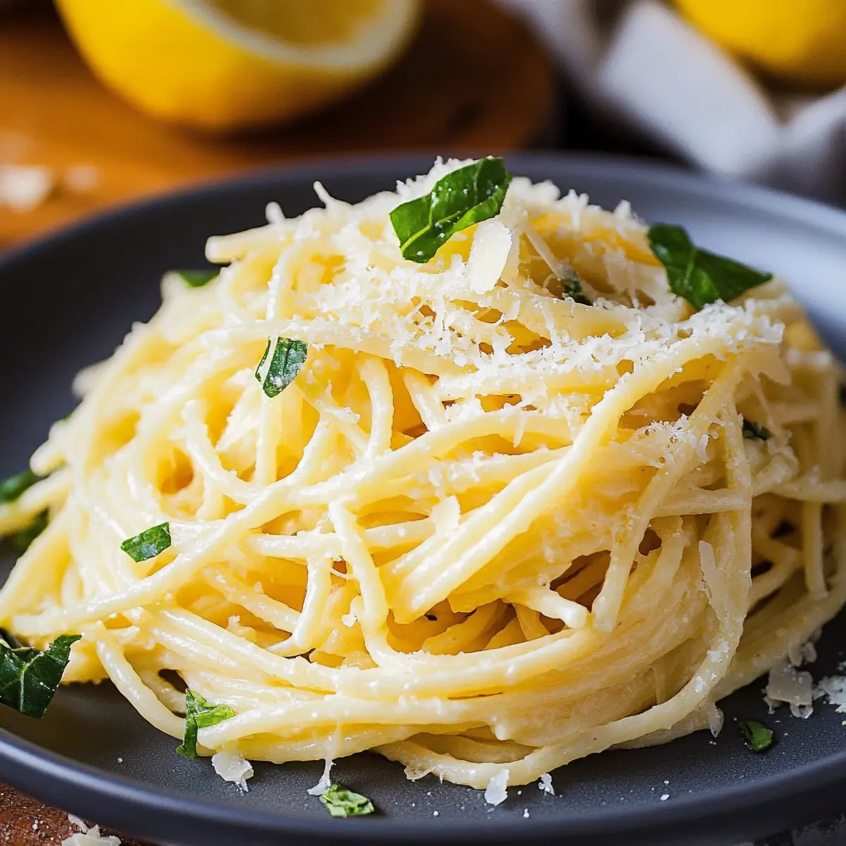 Lemon Parmesan Pasta al Limone