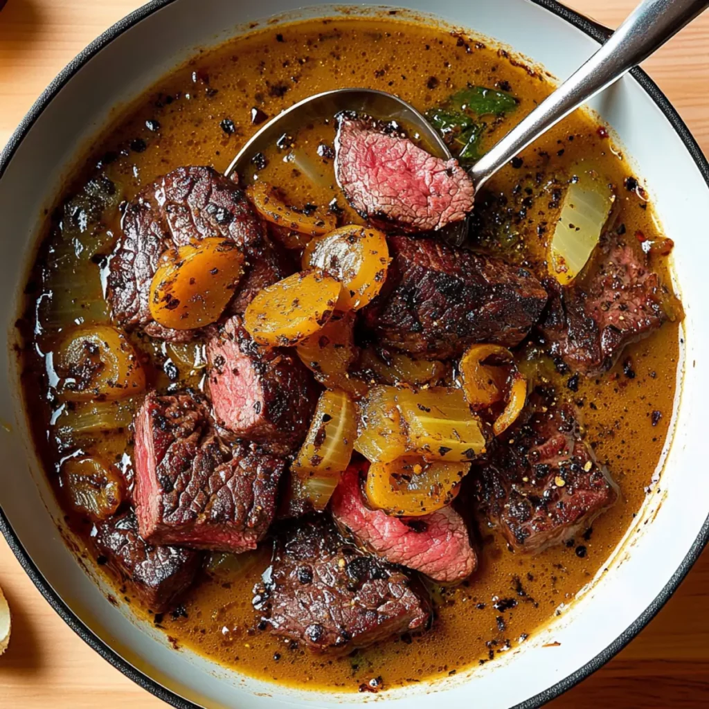 Steak Au Poivre Soup