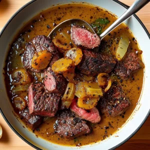 Steak Au Poivre Soup