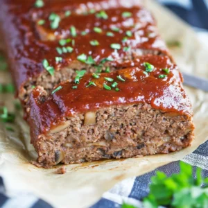 Vegan Mushroom Meatloaf