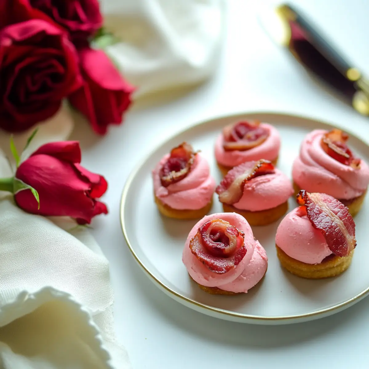 Valentine’s Day Bacon Roses