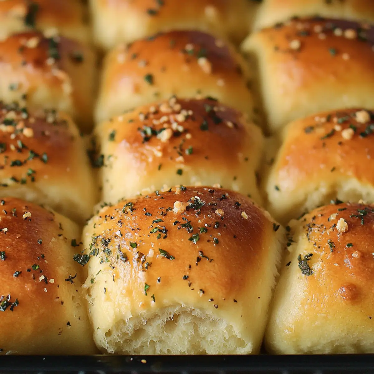 30-Minute Garlic Parmesan Dinner Rolls