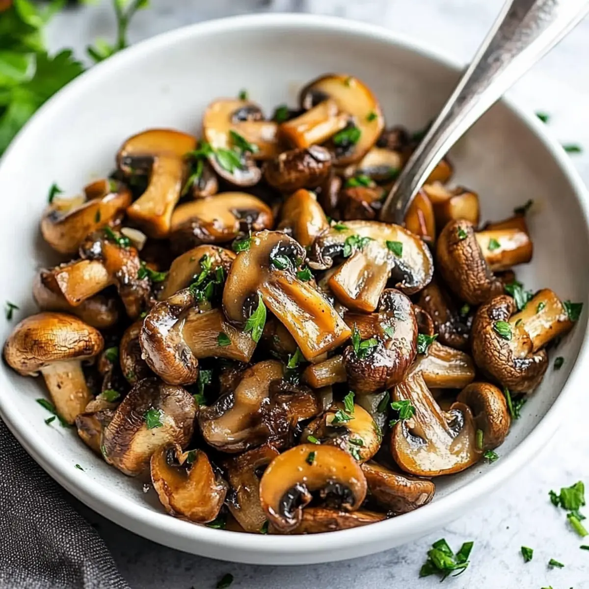 Delicious Garlic Butter Mushrooms & Onions Recipe in 15 Minutes