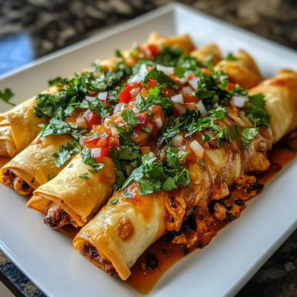 Spicy Hatch Chili Chicken Taquito Rolls You'll Crave