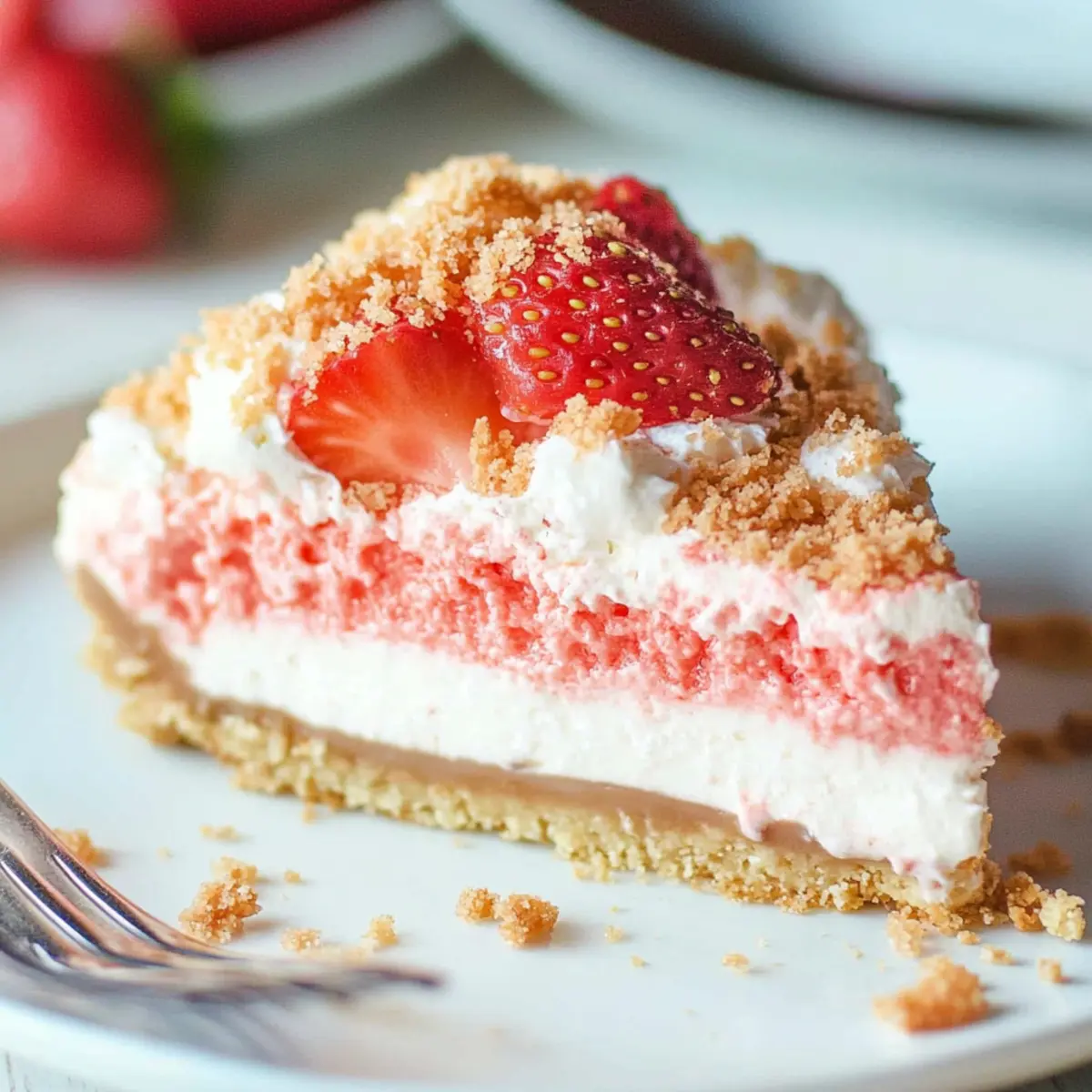 Strawberry Crunch Cheesecake