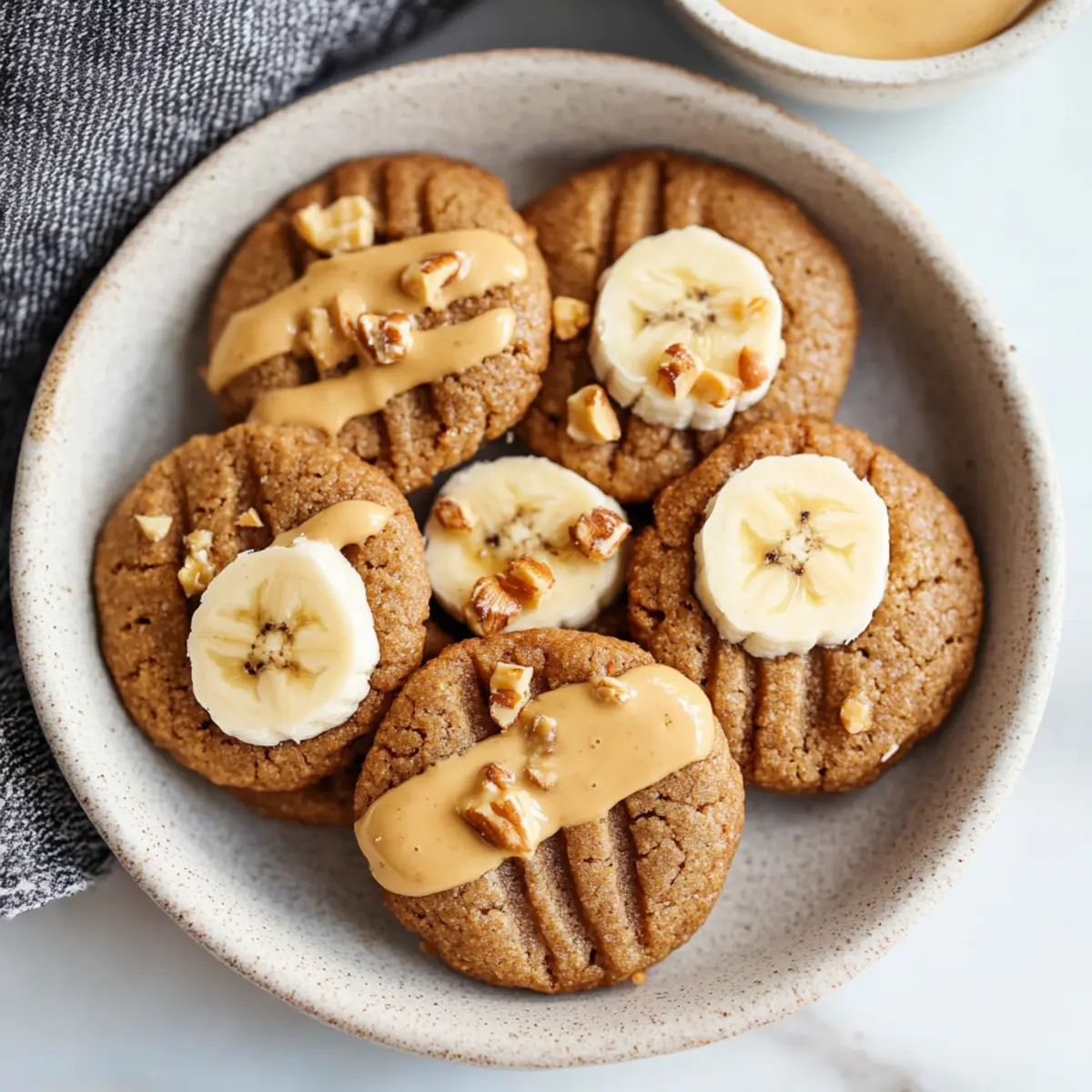 Two-Ingredient Banana Peanut Butter Cookies