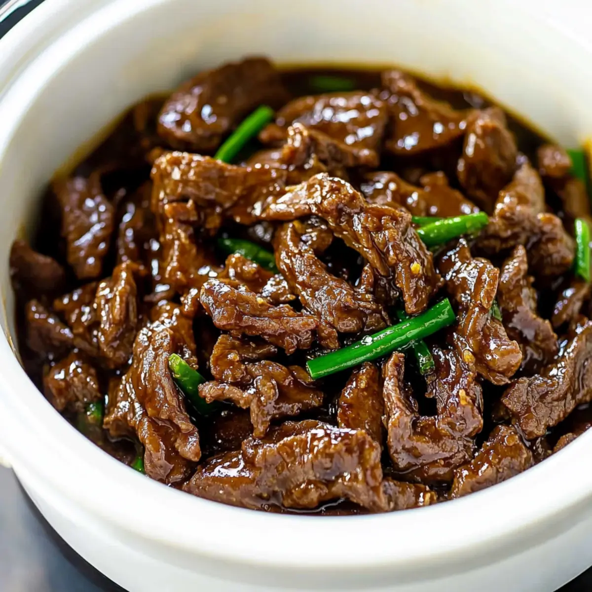 Slow Cooker Mongolian Beef