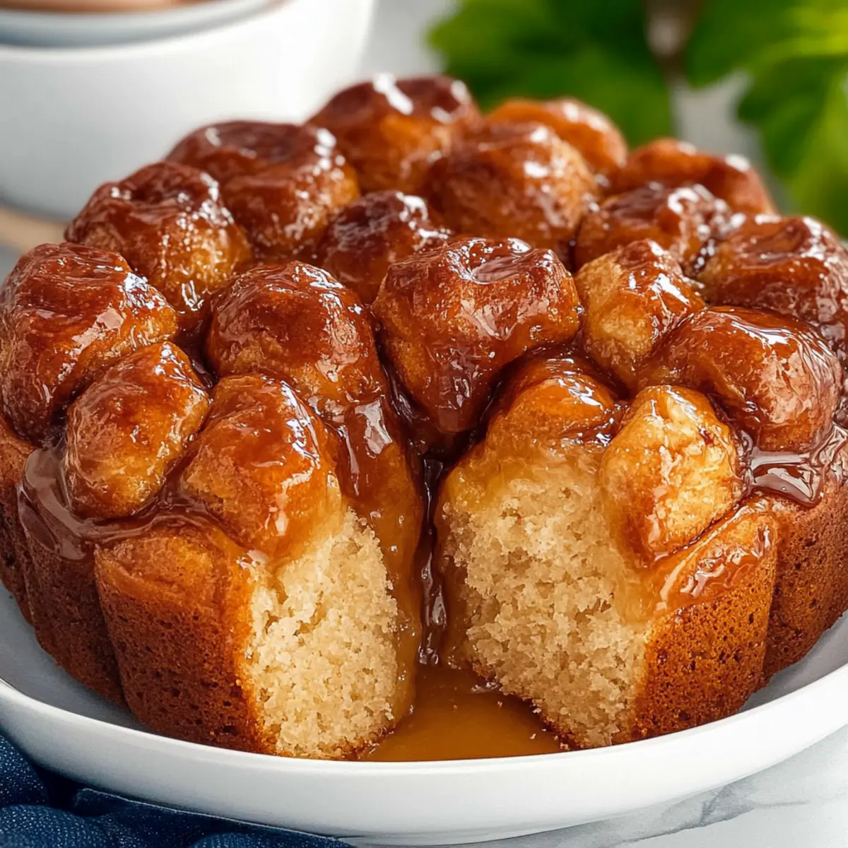 Easy Monkey Bread Recipe with Cinnamon and Creamy Sauce