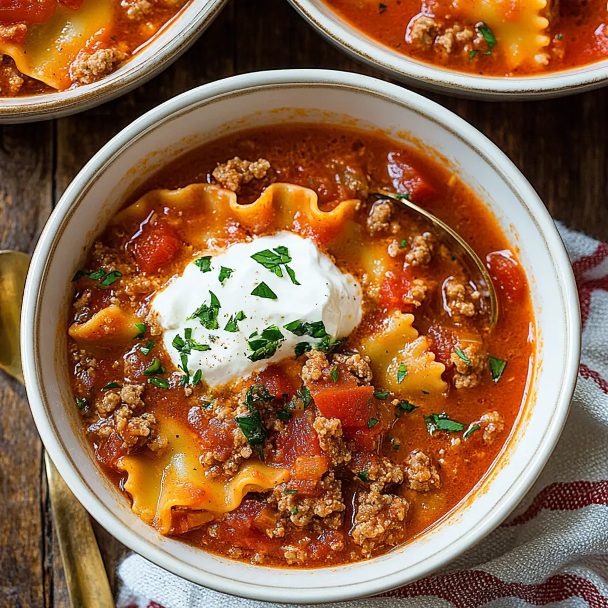 Best Ever One-Pot Lasagna Soup Recipe Ready in 45 Minutes