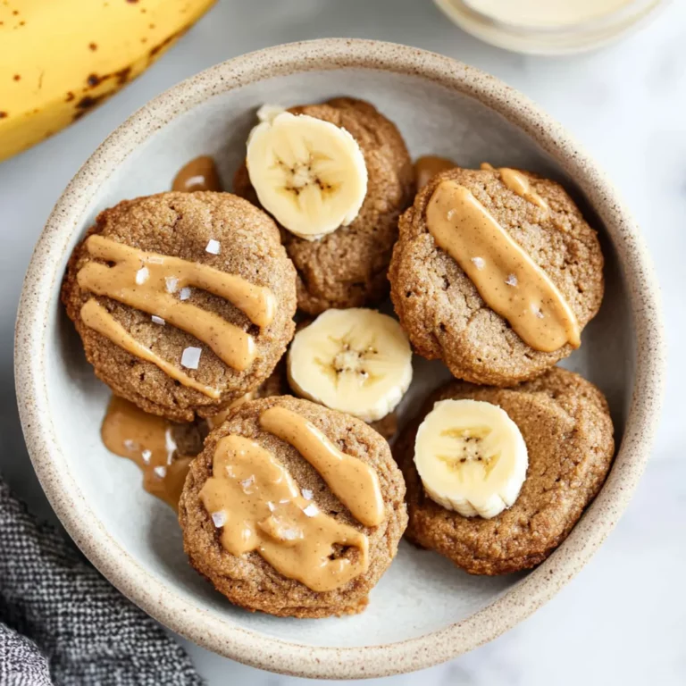 Two-Ingredient Banana Peanut Butter Cookies