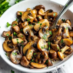 Garlic Butter Mushrooms & Onions