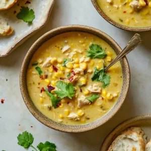 Crockpot Chicken Corn Chowder