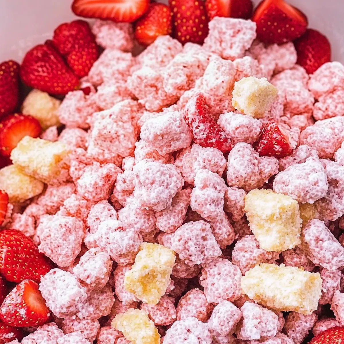 Strawberry Shortcake Muddy Buddies