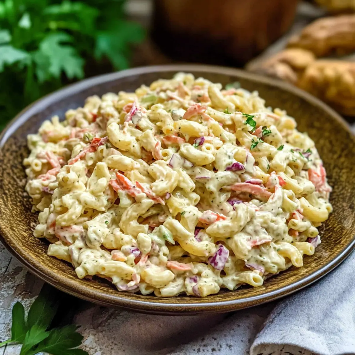 Macaroni Coleslaw Salad