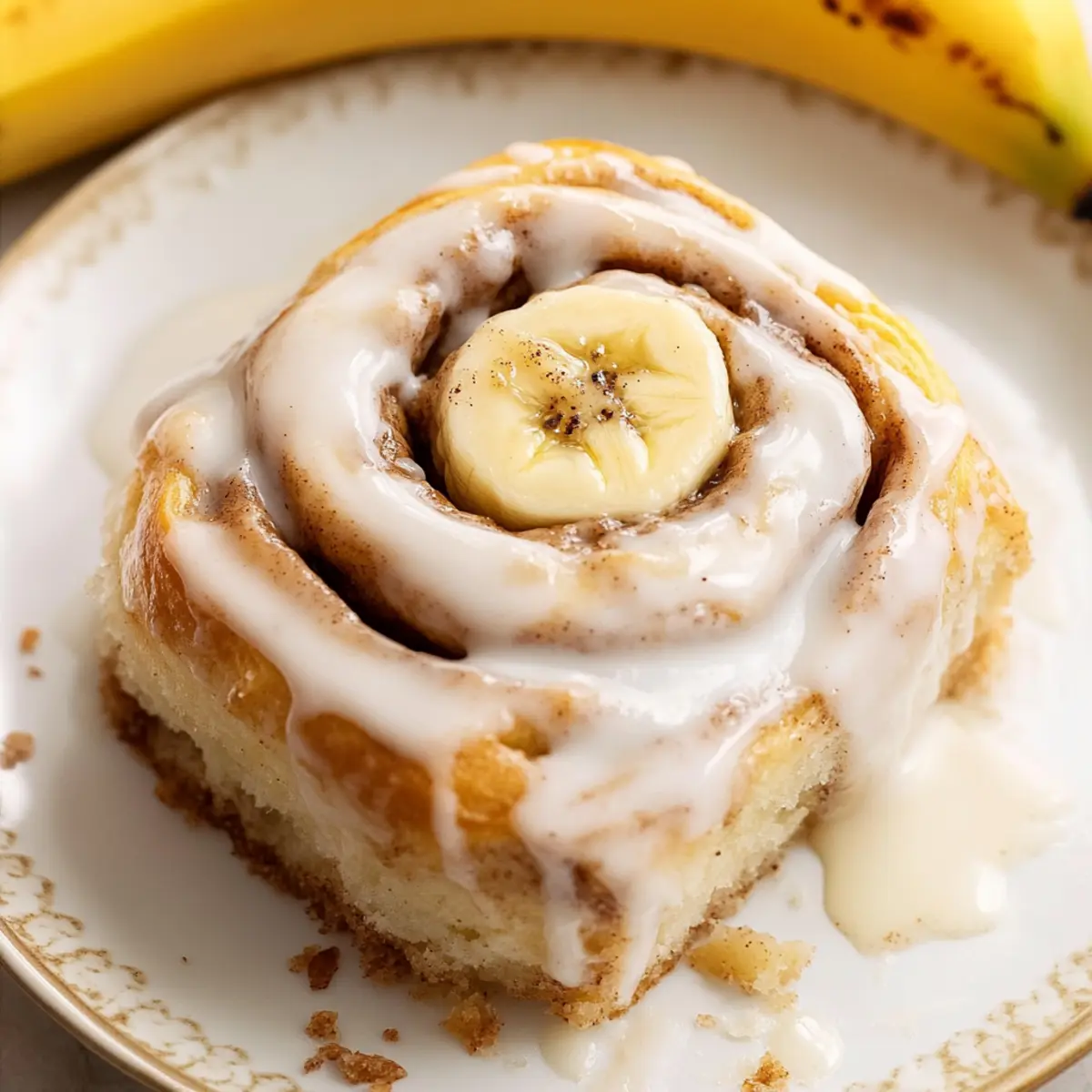 Delicious Banana Cinnamon Rolls with Cream Cheese Frosting Recipe