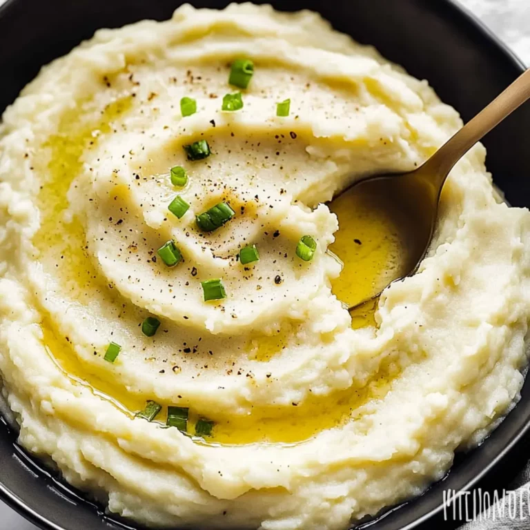 Keto Cauliflower Mashed Potatoes