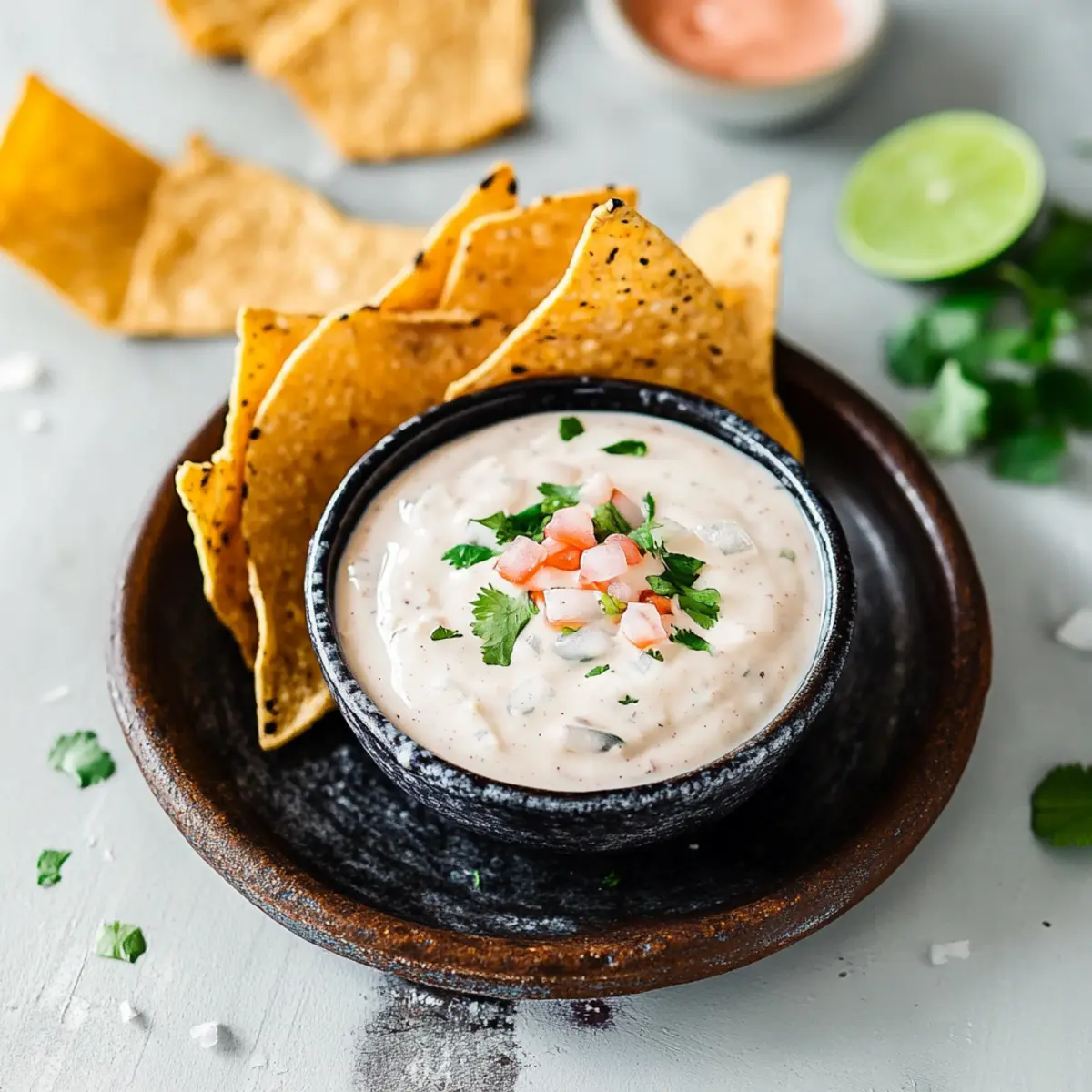 Zesty Mexican White Table Sauce Perfect for Dipping and Drizzling