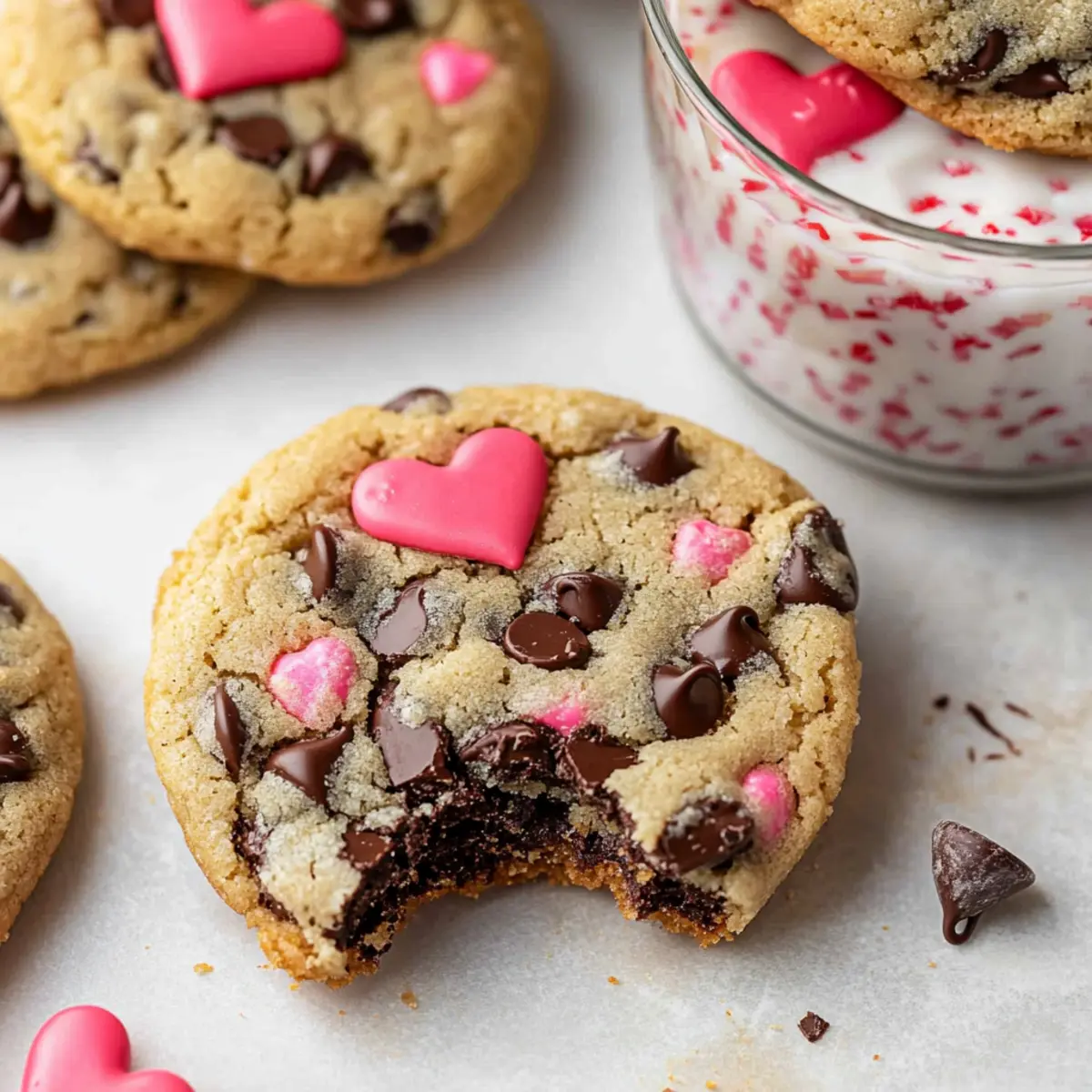 Valentine’s Chocolate Chip Cookies