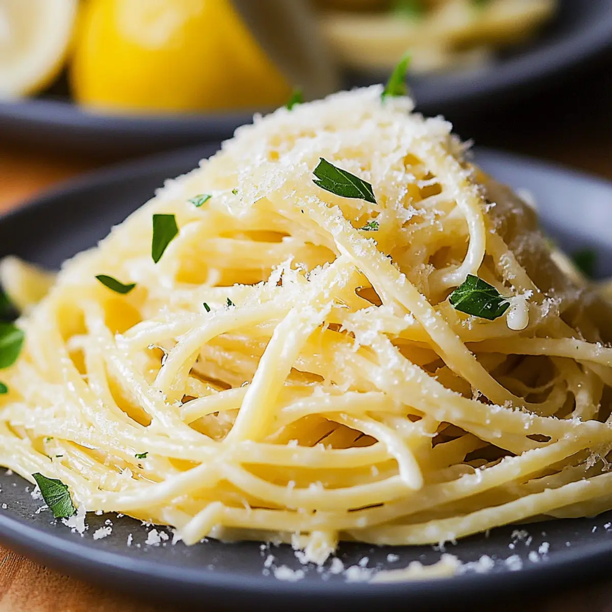Lemon Parmesan Pasta al Limone