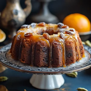 Cardamom Date Cake
