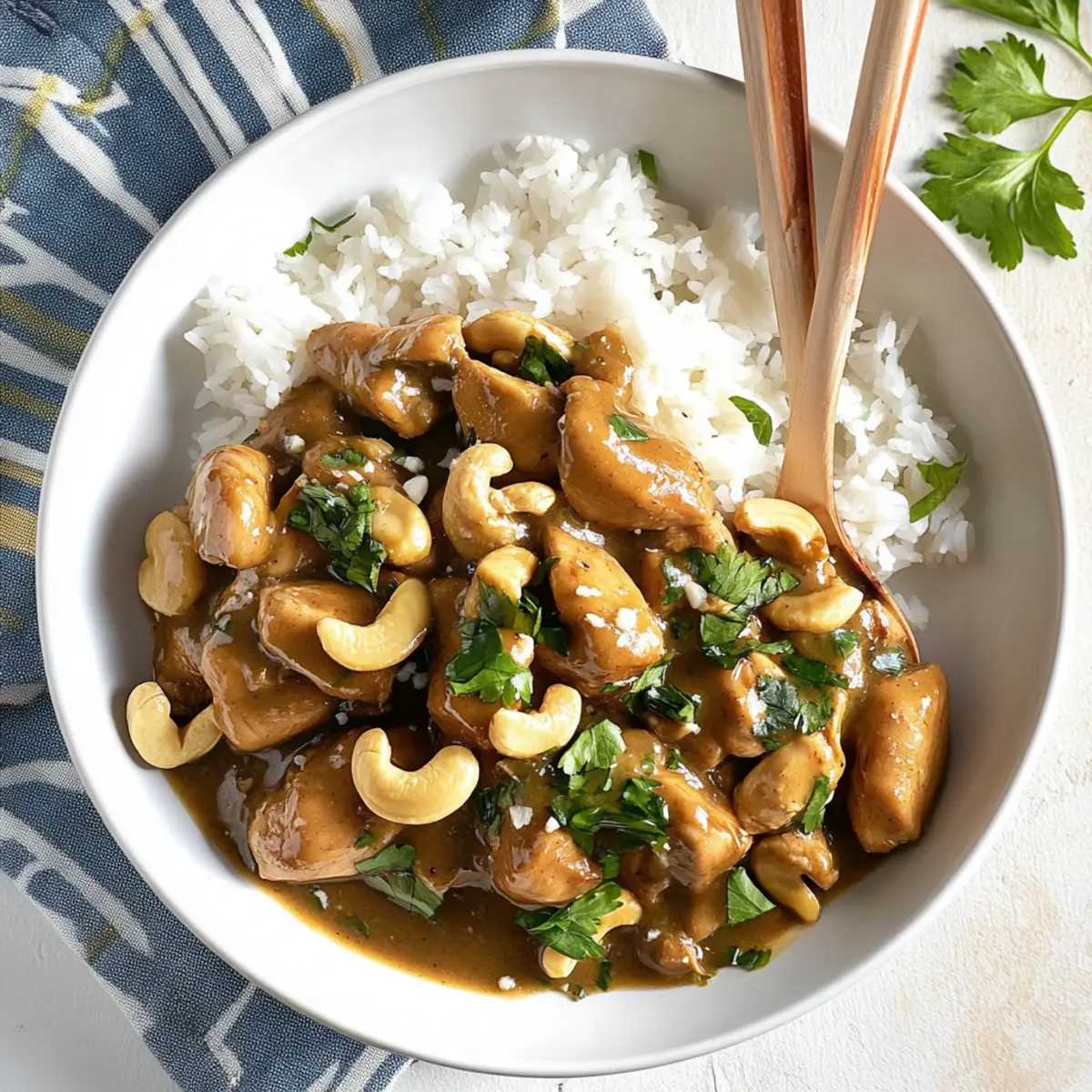Cashew Chicken with Coconut Sauce
