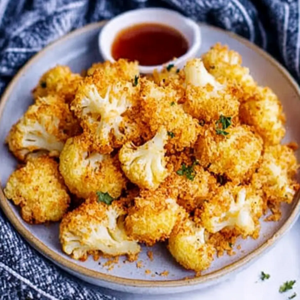 Cheesy Cauliflower Bites