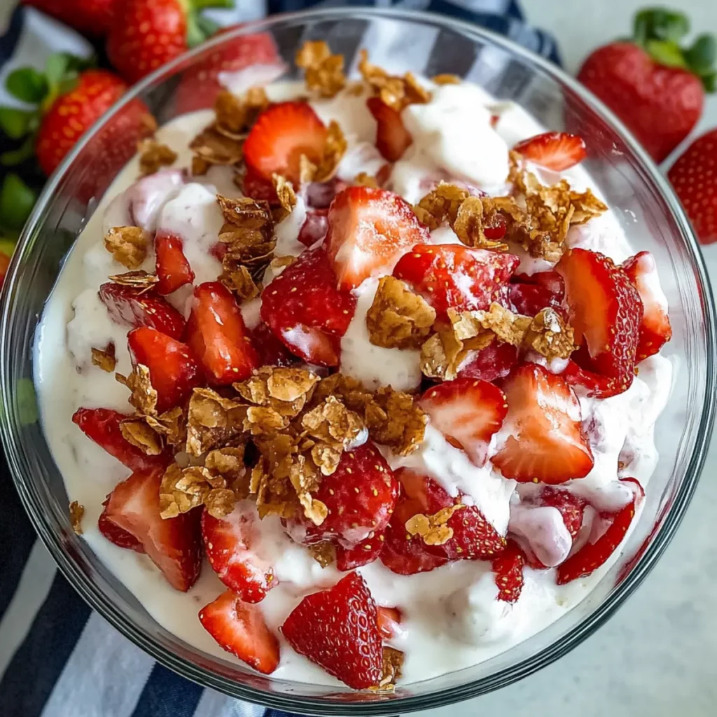 Strawberry Crackle Salad