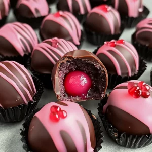 Cherry Mash Truffles