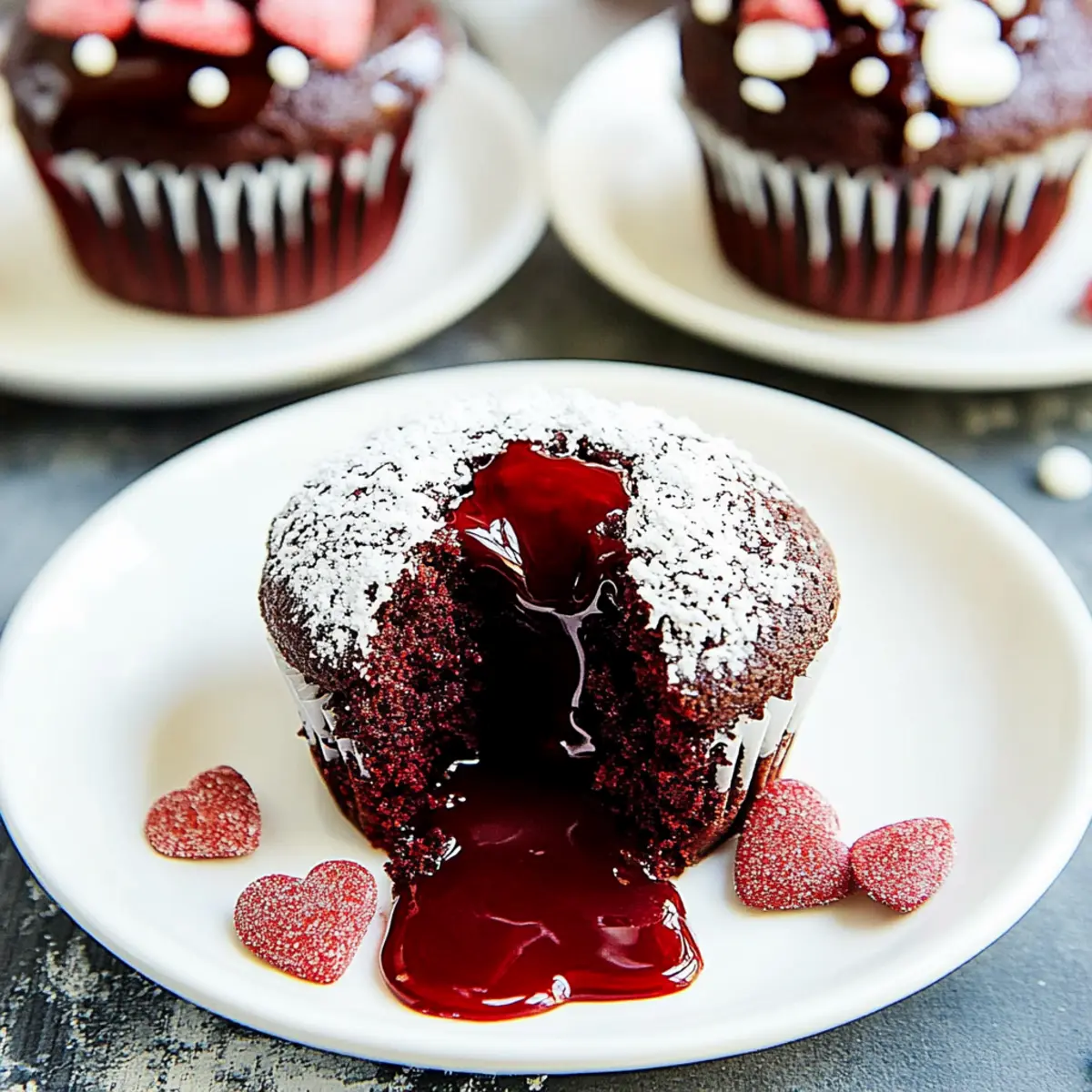 Irresistible Red Velvet Molten Lava Cupcakes Recipe for Sweet Lovers