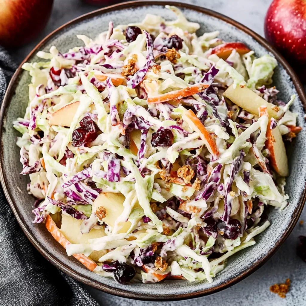 Cranberry Apple Crunch Slaw