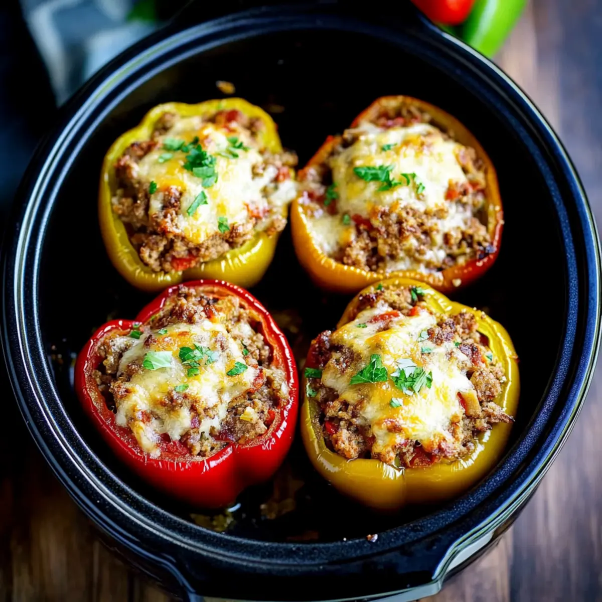 Delicious Slow Cooker Stuffed Bell Peppers for Easy Dinner Nights