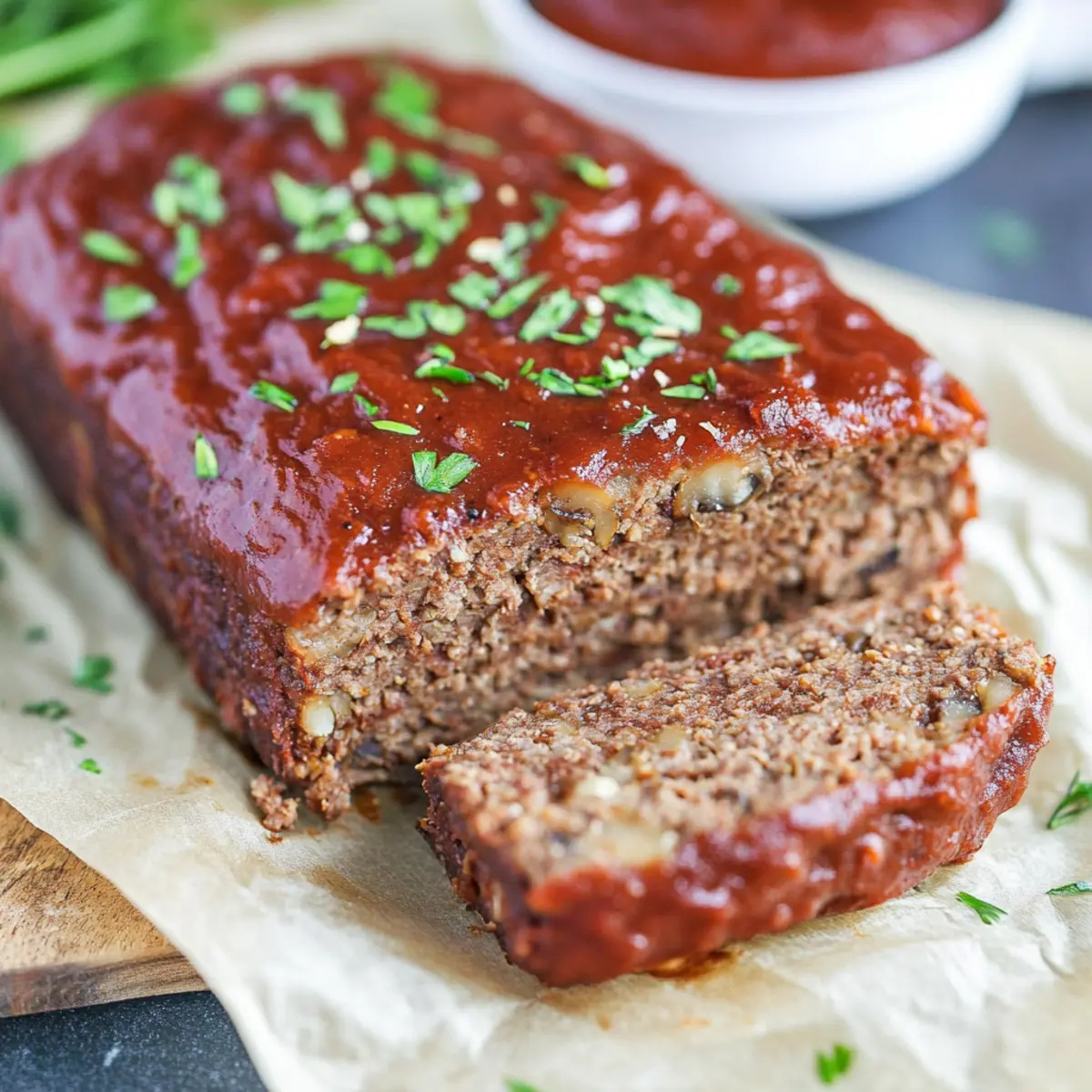 Vegan Mushroom Meatloaf