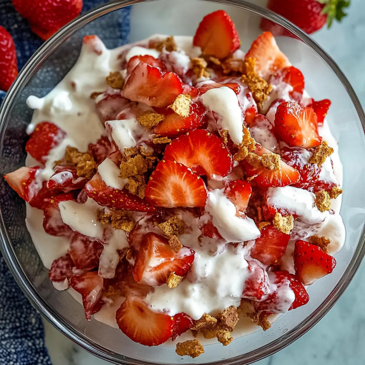 Strawberry Crackle Salad