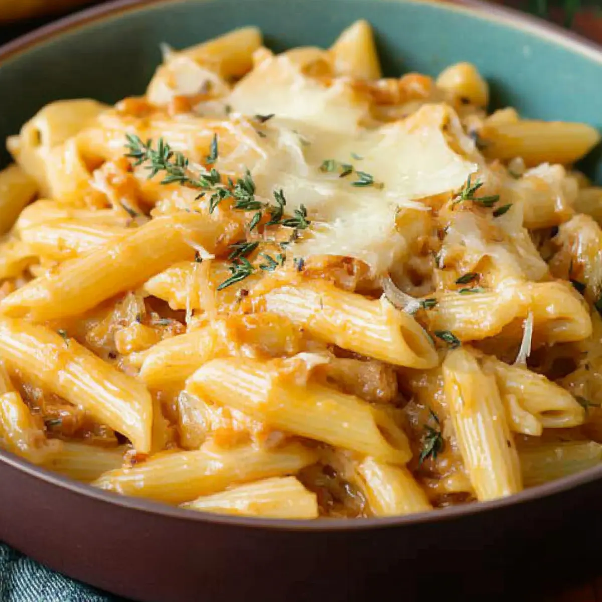 One-Pot Pasta façon soupe à l’oignon