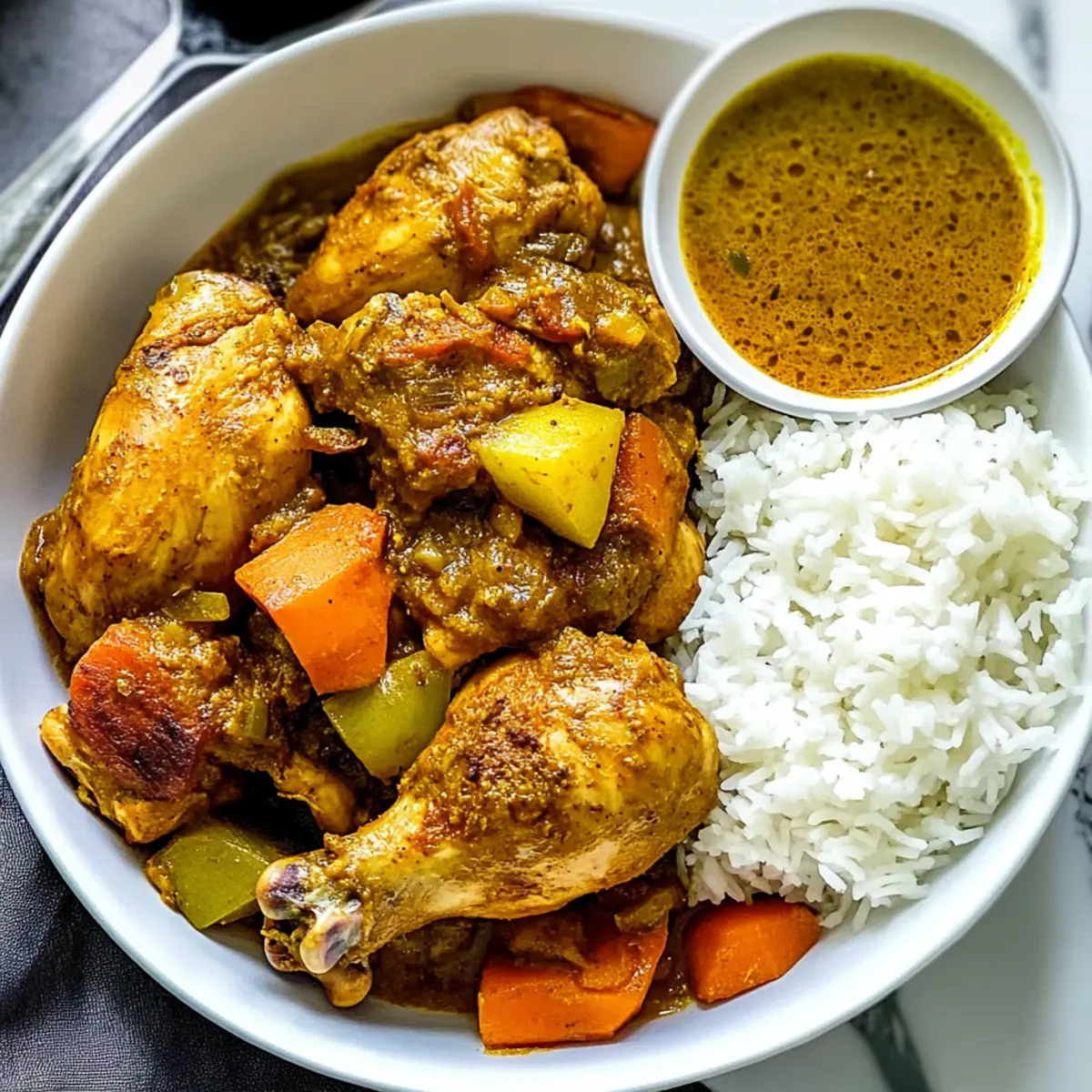 Authentic Jamaican Curry Chicken