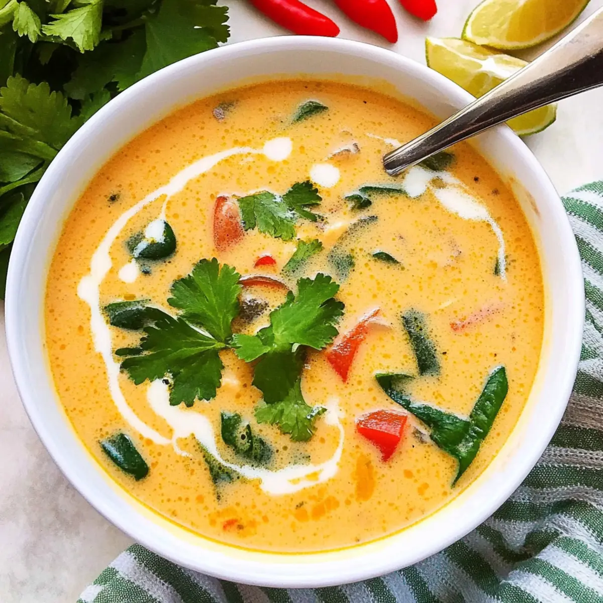 Crockpot Thai Coconut Chicken Soup for a Cozy Dinner Delight