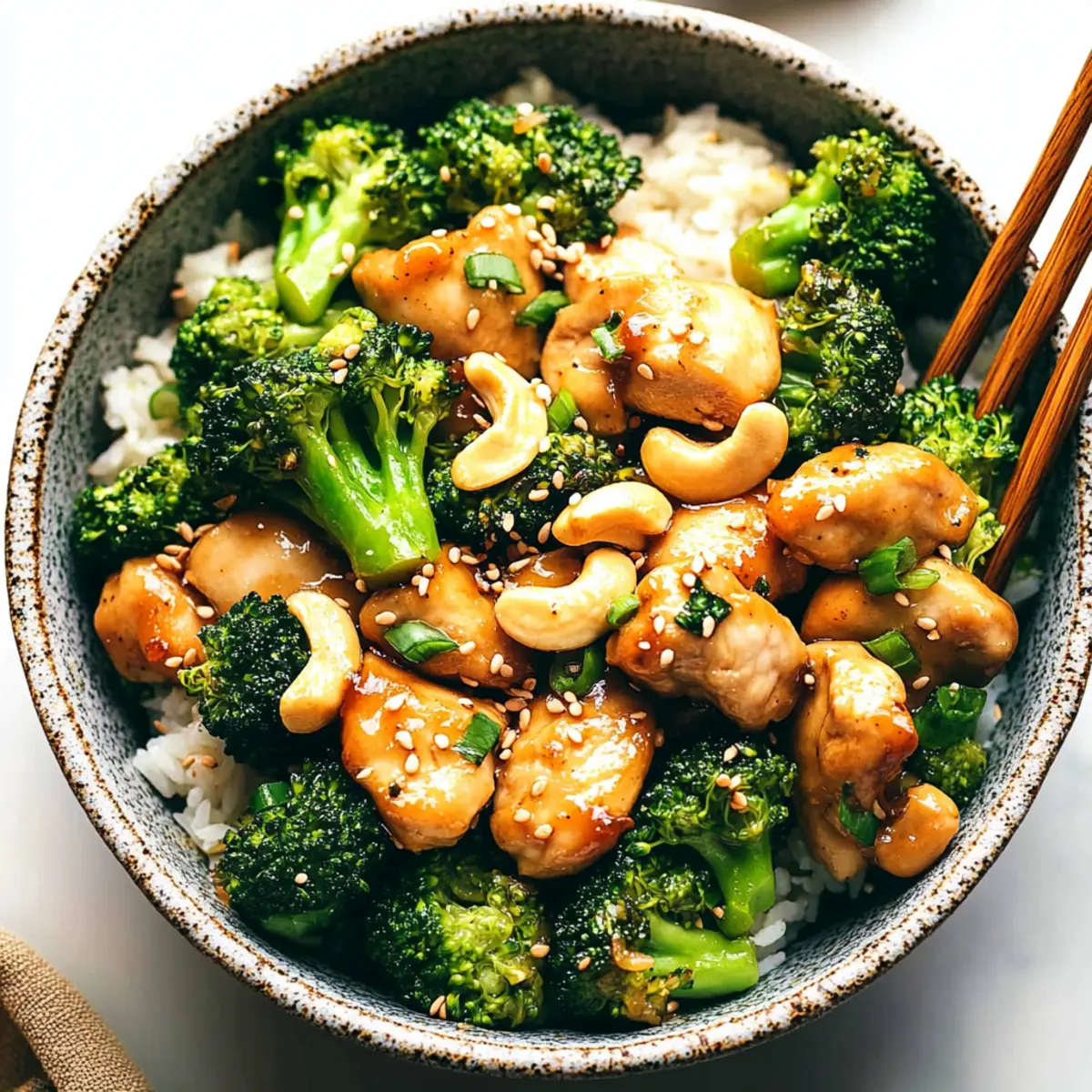 Delicious Cashew Chicken & Broccoli Stir-Fry Ready in 25 Minutes