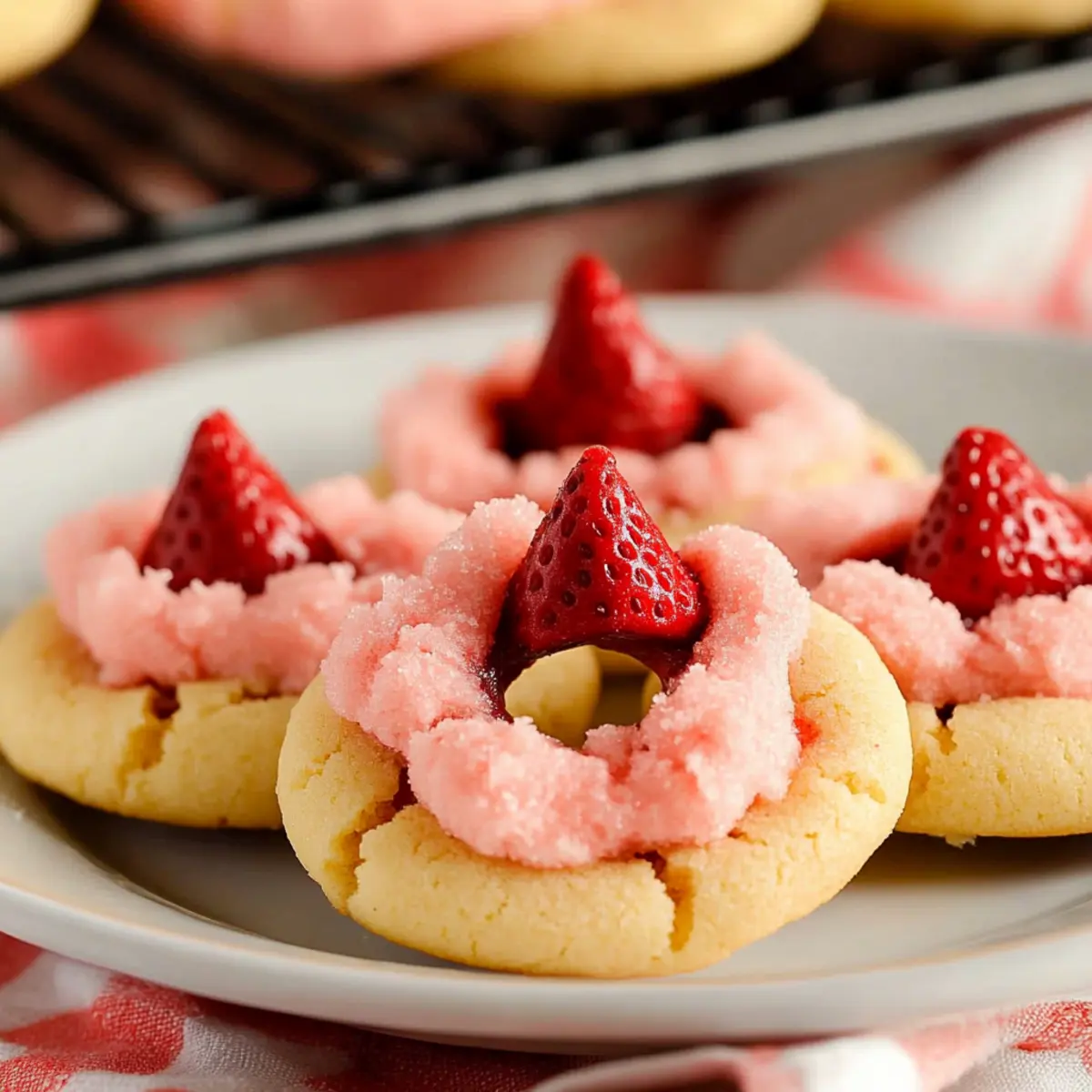 Bake Perfect Strawberry Kiss Cookies Every Time with Ease
