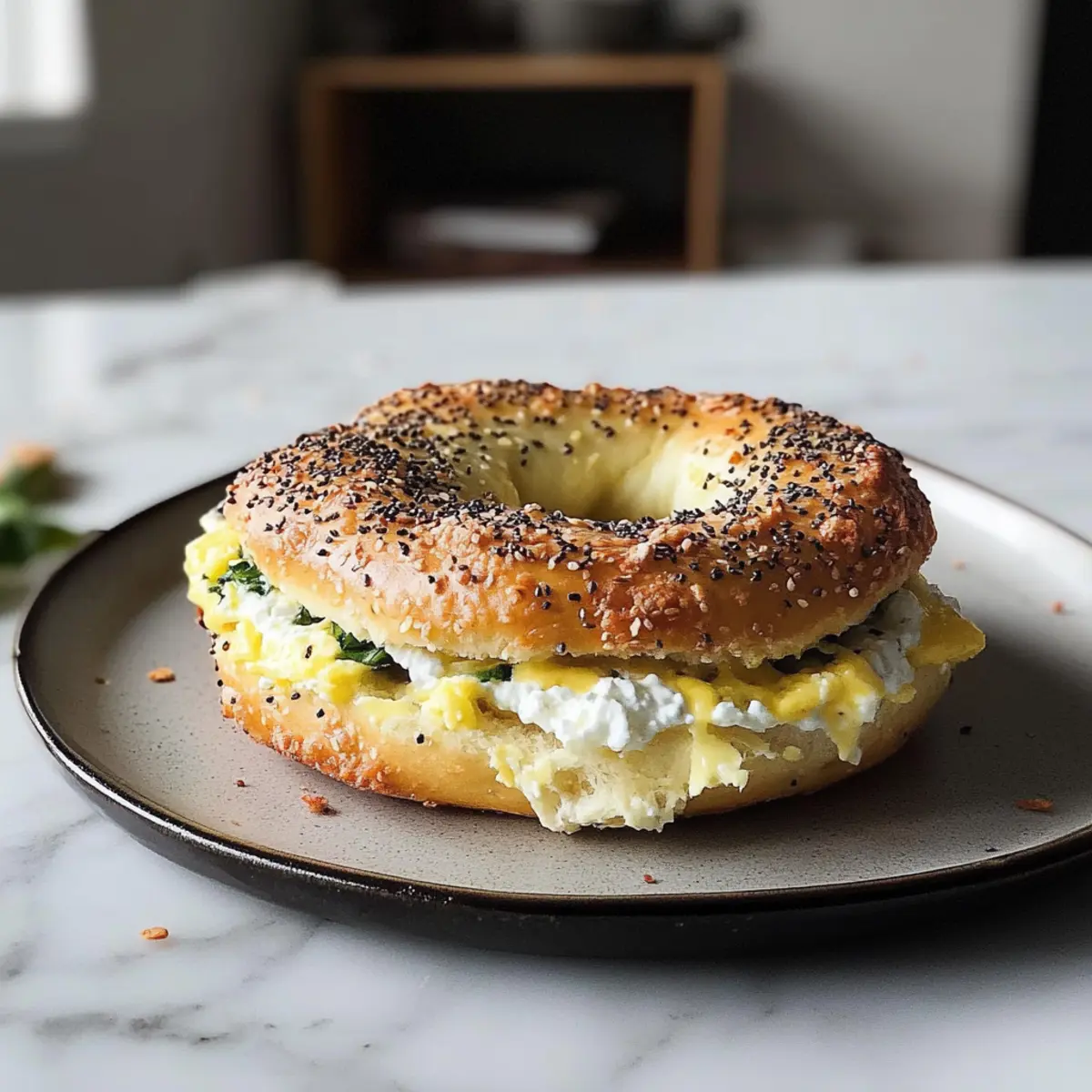 Homemade Greek Yogurt Everything Bagels