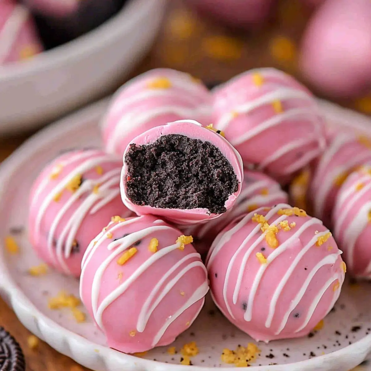 Pink Oreo Truffle Balls
